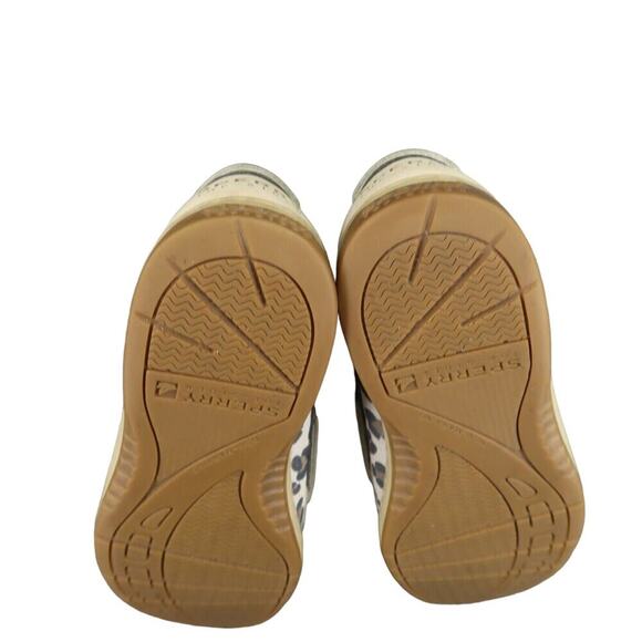 Sperry Shoes Womens 6.5 Moc Loafer Slip On Boat Top Sider Leather Leopard Casual - Picture 10 of 13